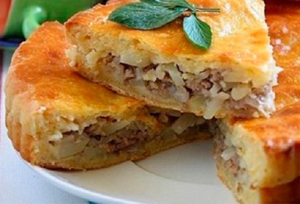Пирог с фаршем и рисом в духовке рецепт пошаговый Пирог с фаршем и рисом в духовке рецепт пошаговый