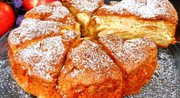 За уши не оттащить от такой шарлотки! За 15 минут готов этот вкусный мягкий пирог
